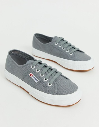 Superga Cotu Classic 2750 Canvas Sive - Ženske Tenisice | 95826RBNE